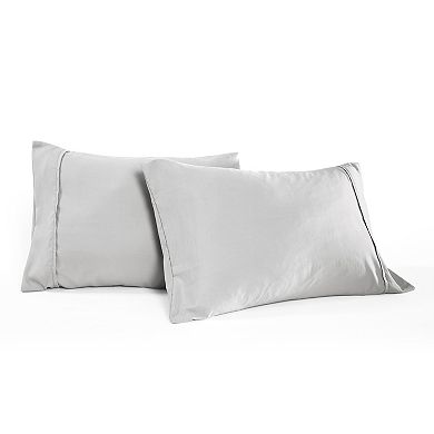 Lush Decor Ravello Pintuck Caroline Geo 7-Piece Comforter Set