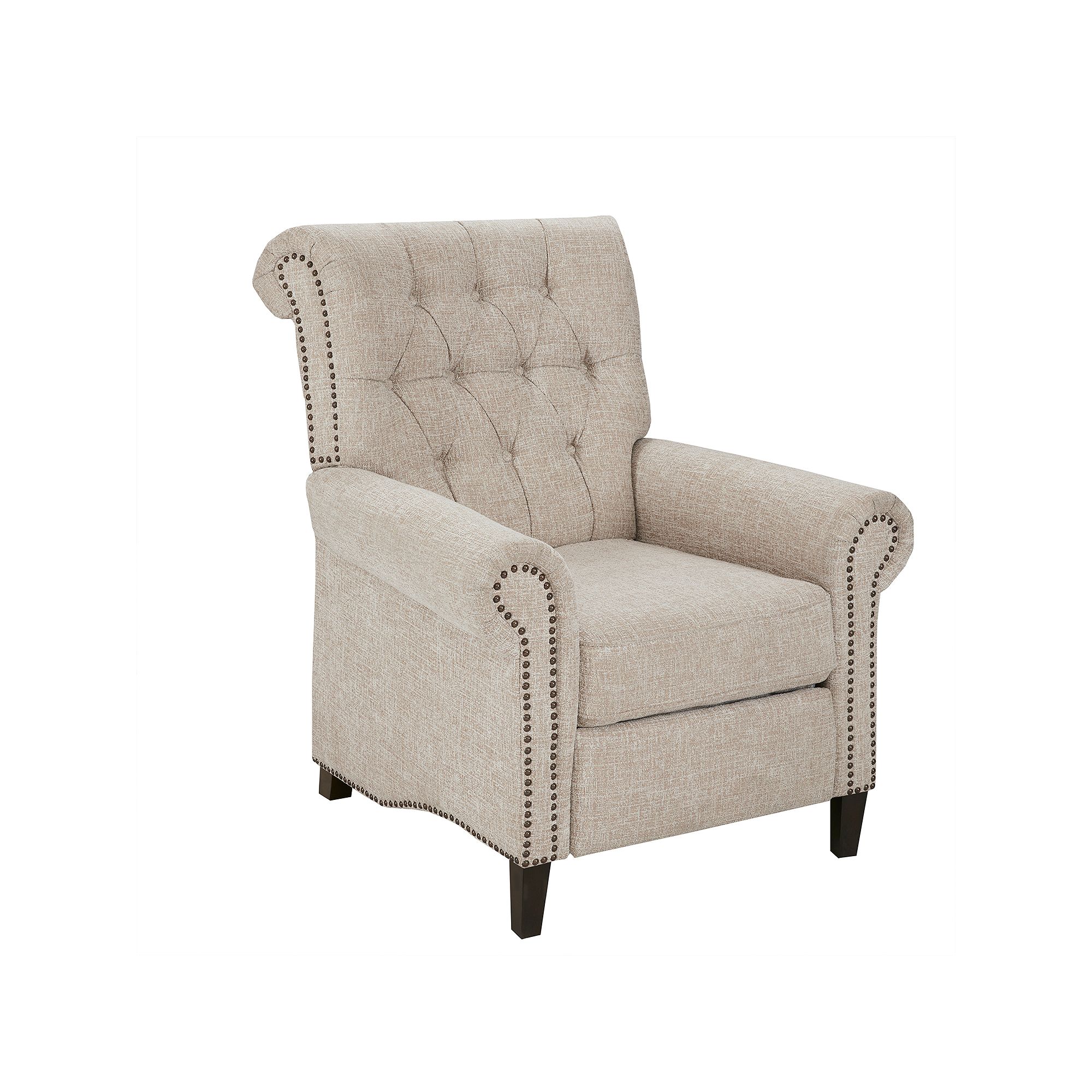 Madison Park Jetta Recliner Chair, Ivory
