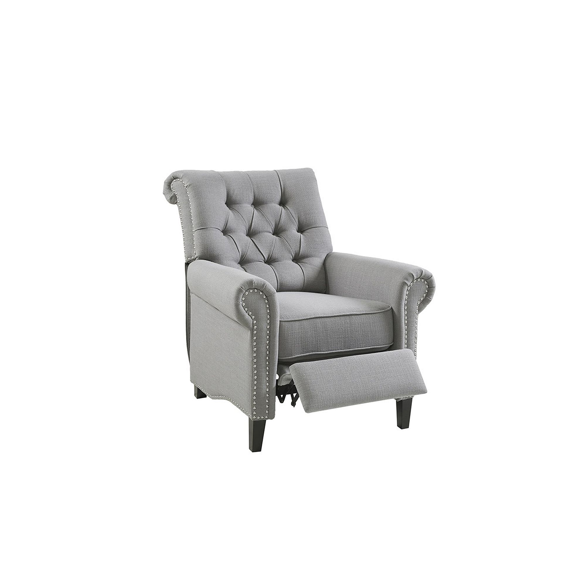 Madison Park Jetta Recliner Chair, Gray