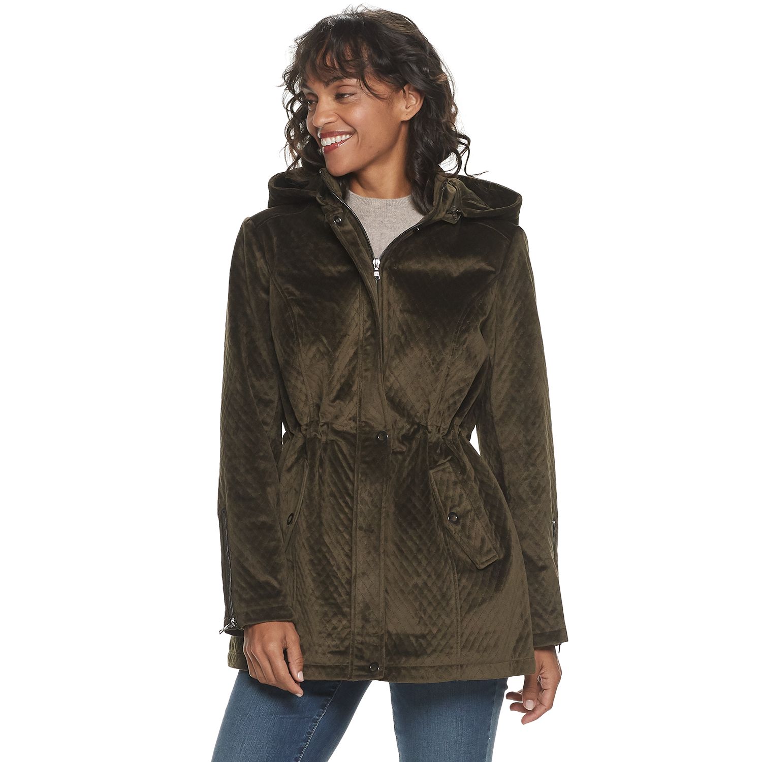 womens hooded anorak