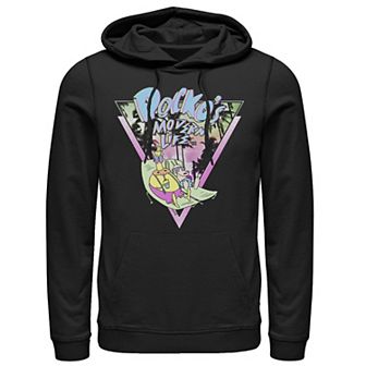 Men's Rocko's Modern Life Modern Retro Neon Logo Hoodie