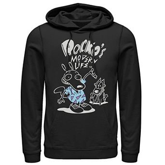 Men's Rocko's Modern Life Modern Outline Logo Hoodie