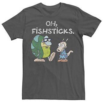Men's Rocko's Modern Life Filburt Oh, Fishsticks Tee