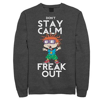 Men's Rugrats Chuckie Freak Out Fleece