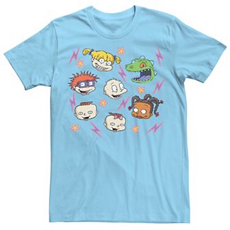 Men's Rugrats Retro Group Faces Tee