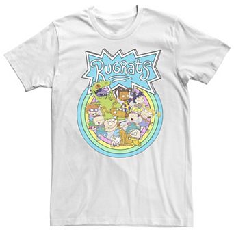 Men's Rugrats Rainbow Group Logo Tee