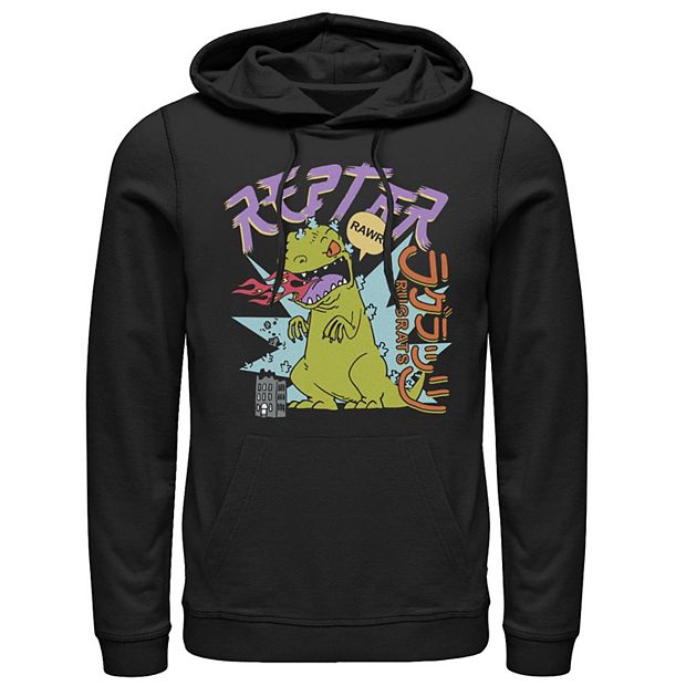 Men s Rugrats Reptar Kanji Poster Hoodie