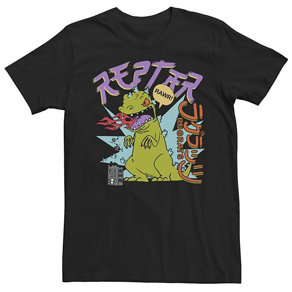 Men's Rugrats Reptar Kanji Poster Tee