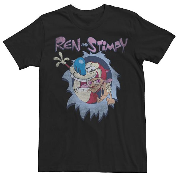 Men's Ren & Stimpy Burst Logo Tee