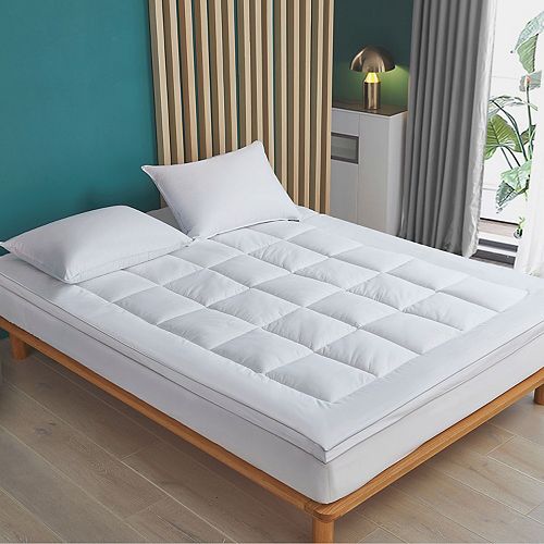 Unikome Queen 3 Inch Memory Foam Mattress Topper Mattress Pad