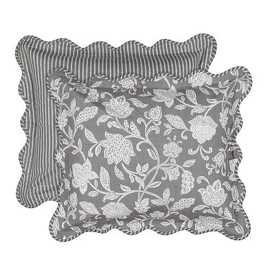 Waverly Stencil Vine Reversible Daybed 5-piece Quilt Set
