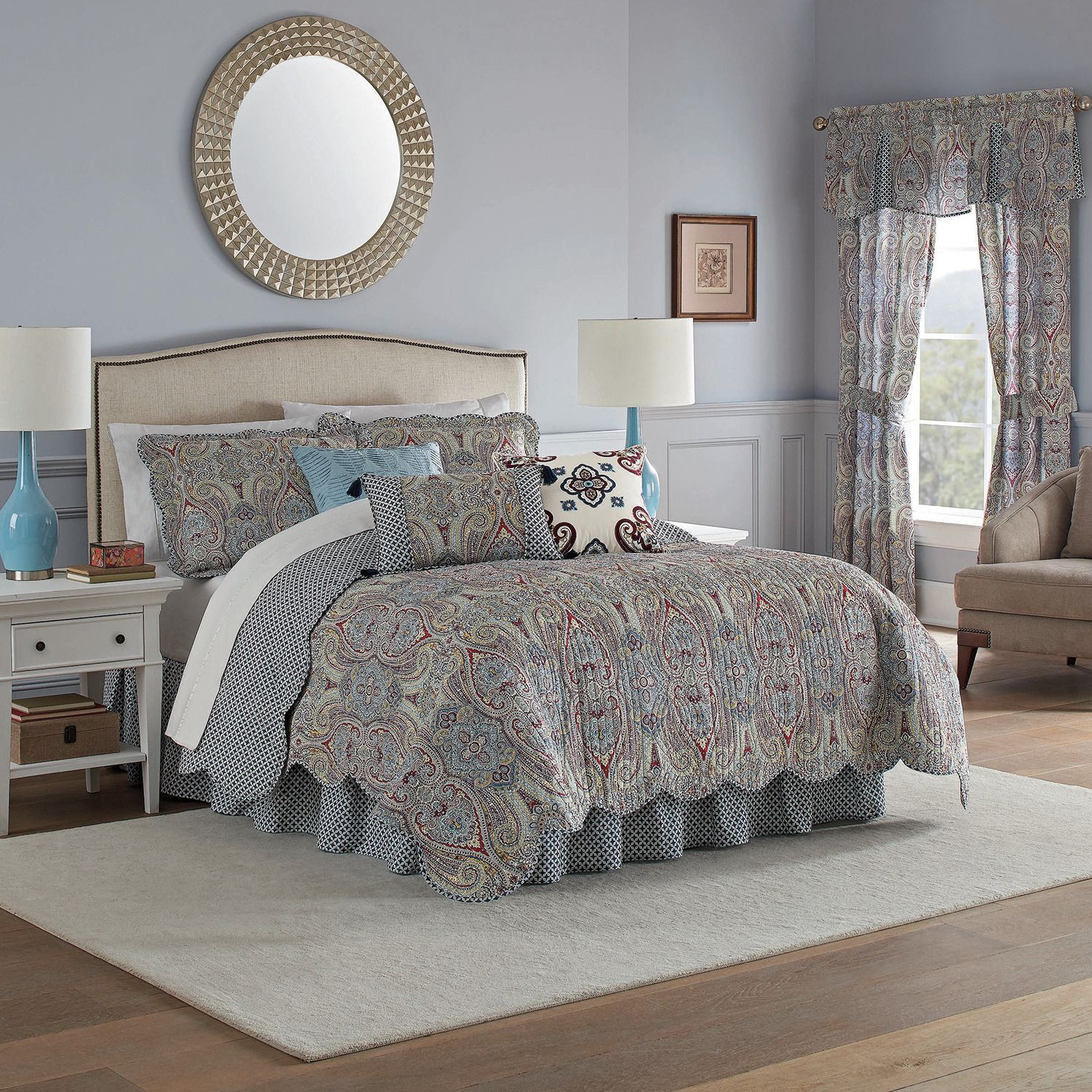 vue signature plush decor charlotte faux fur coverlet collection