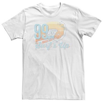 Men's Spongebob '99 Surfs Up Faded Retro Portrait Tee