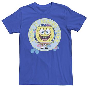 Men's Spongebob Bring It Around Town Circle Portrait Tee