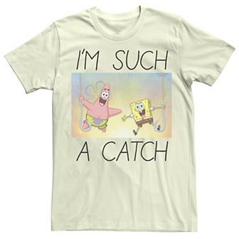Men's Spongebob I'm Such A Catch Portrait Tee