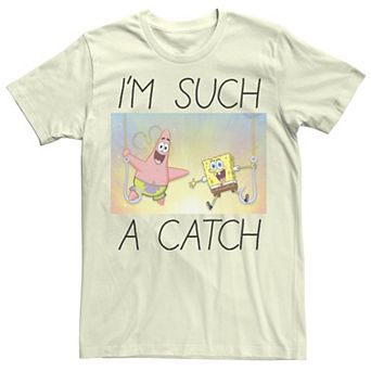 Men's Spongebob I'm Such A Catch Portrait Tee