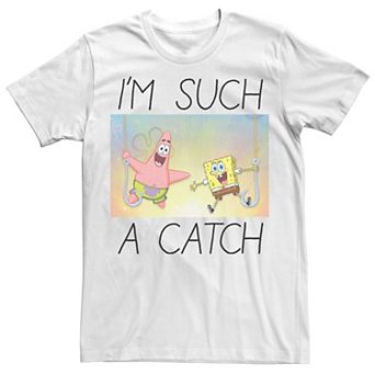 Men's Spongebob I'm Such A Catch Portrait Tee
