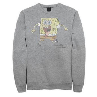 Men's Spongebob Faded Portrait Fleece
