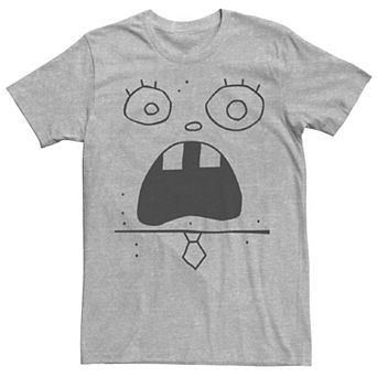 Men's Spongebob Doodlebob Face Costume Tee