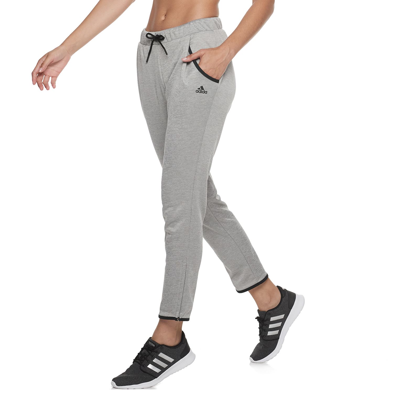 adidas womens tapered track pants