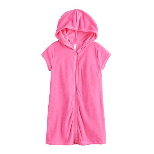 Girls 4-6x SO® Hooded Terry Swimsuit Cover-Up