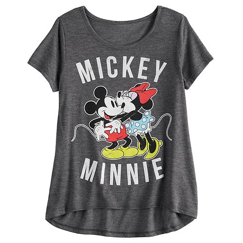 Disney Girls Mickey Love Kiss T-Shirt