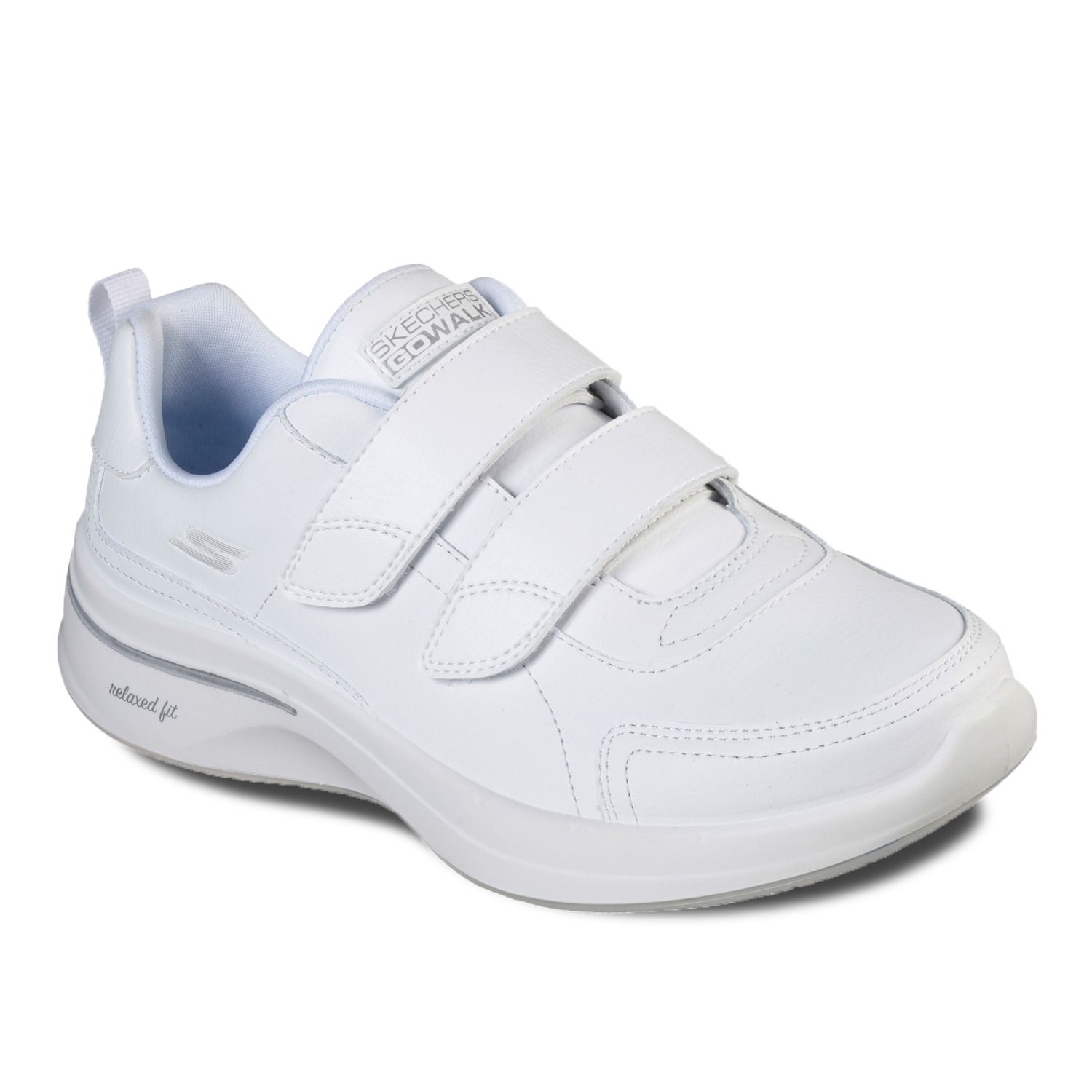 skechers all white shoes