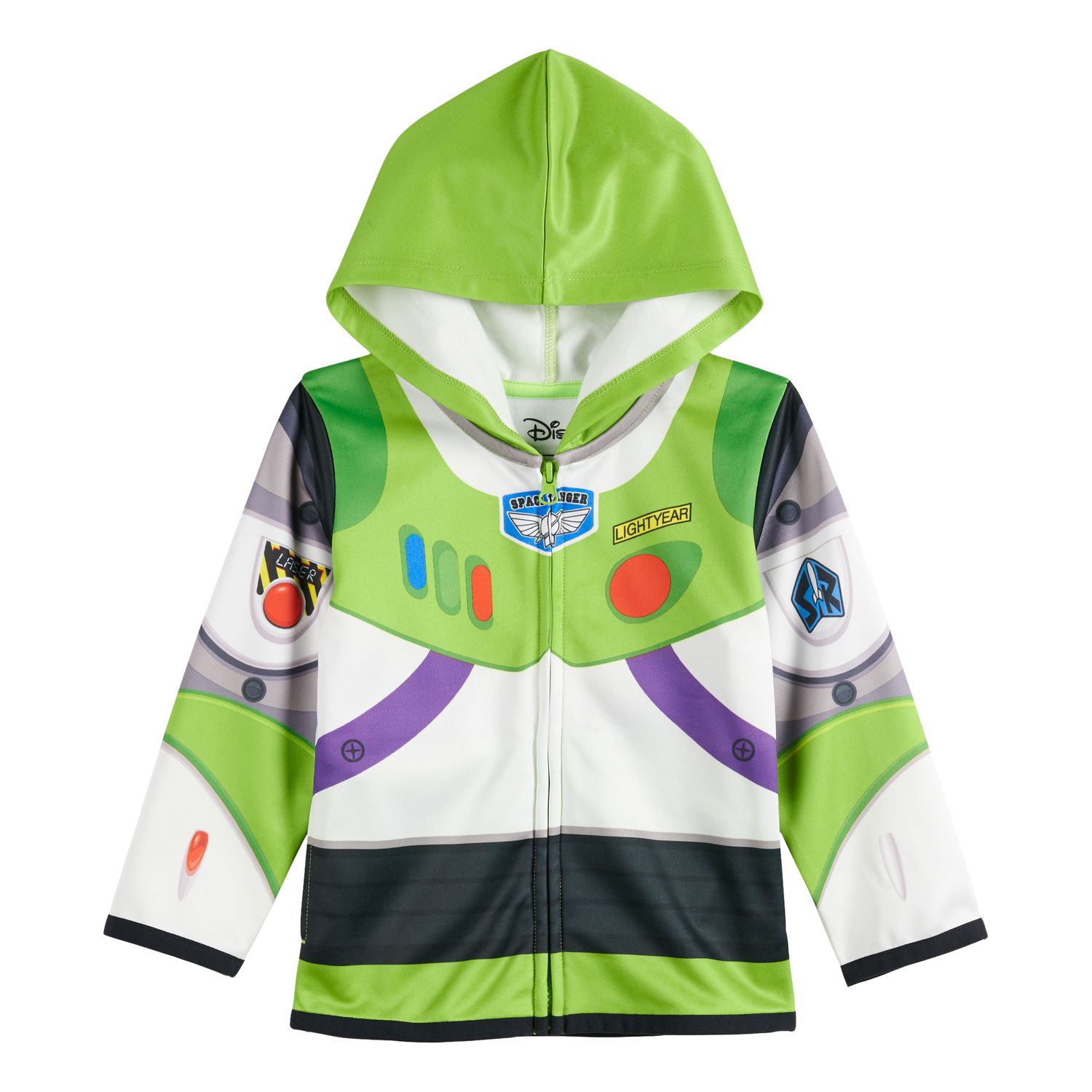 buzz lightyear zip up hoodie