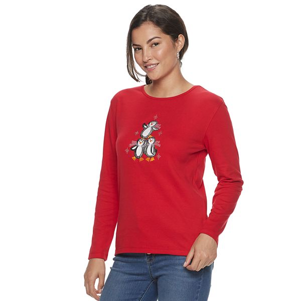 Women's MCCC Sportswear Long Sleeve Holiday Graphic Tee