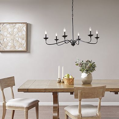 Hampton Hill Brighton 6-Light Farmhouse Metal Chandelier