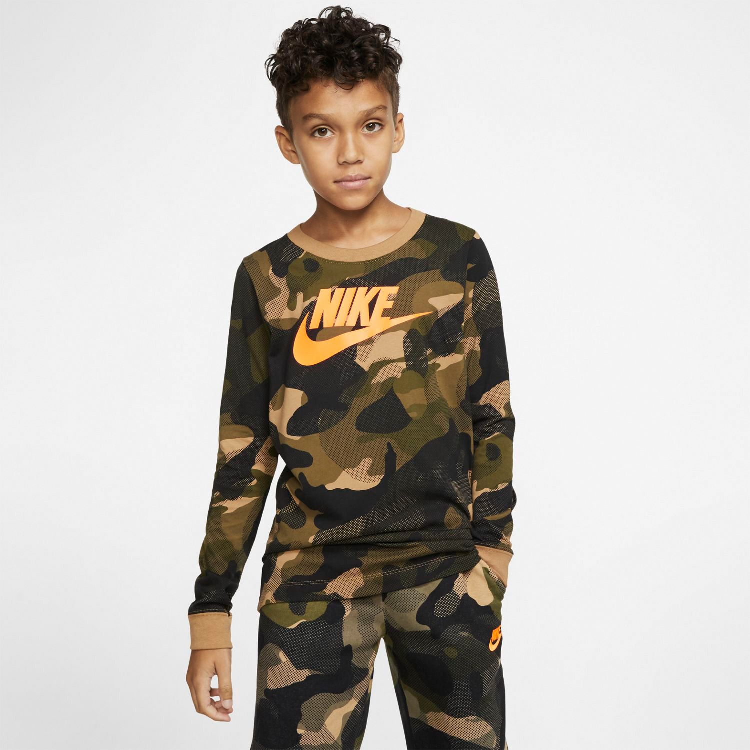 boys nike camo shirt