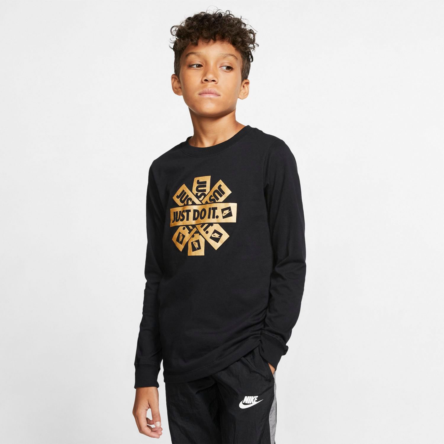 nike just do it long sleeve tee
