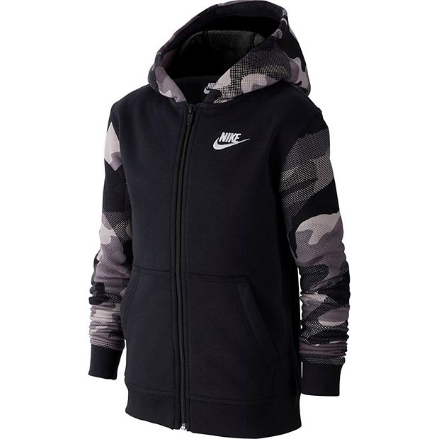 Boys 8 20 Nike Full Zip Camo Hoodie