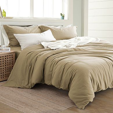 Linen-Cotton Blend Duvet Cover Set