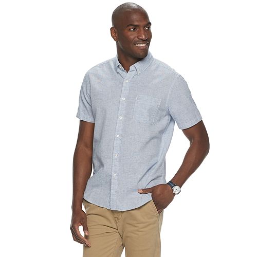 Men's SONOMA Goods for Life® Textured Button-Down Shirt