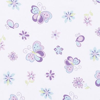 Sammy & Lou Butterfly Meadow 4 Piece Crib Bedding Set