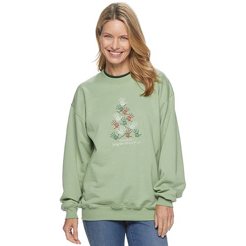 Women's MCCC Sportswear Mockneck Holiday Graphic Sweatshirt