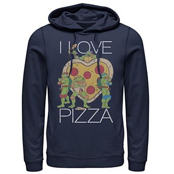 Men's Teenage Mutant Ninja Turtles Pizza Heart Pullover Hoodie