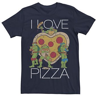 Men's Teenage Mutant Ninja Turtles Pizza Heart Tee