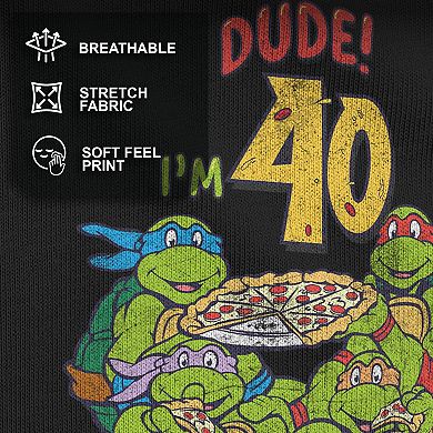 Men's Teenage Mutant Ninja Turtles Dude I'm 40 Tee