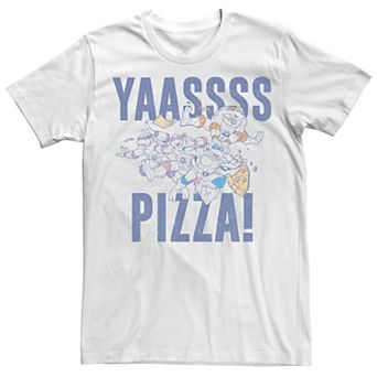 Men's Teenage Mutant Ninja Turtles Yaaasss Pizza Tee