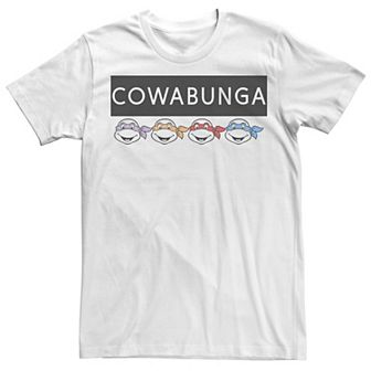 Men's Ninja Turtles Cowabunga Head Shot Short Sleeve Tee