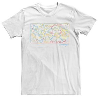 Men's Teenage Mutant Ninja Turtles Abstract Portrait Tee
