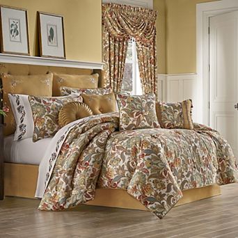 Five Queens Court August Multi Comforter Set or Euro Sham