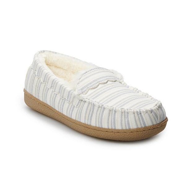 Kohls sonoma moccasin discount slippers