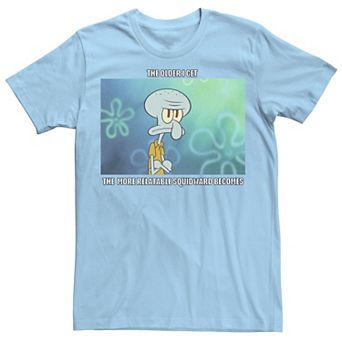 Men's SpongeBob SquarePants Relable Squidward Meme Short Sleeve Tee
