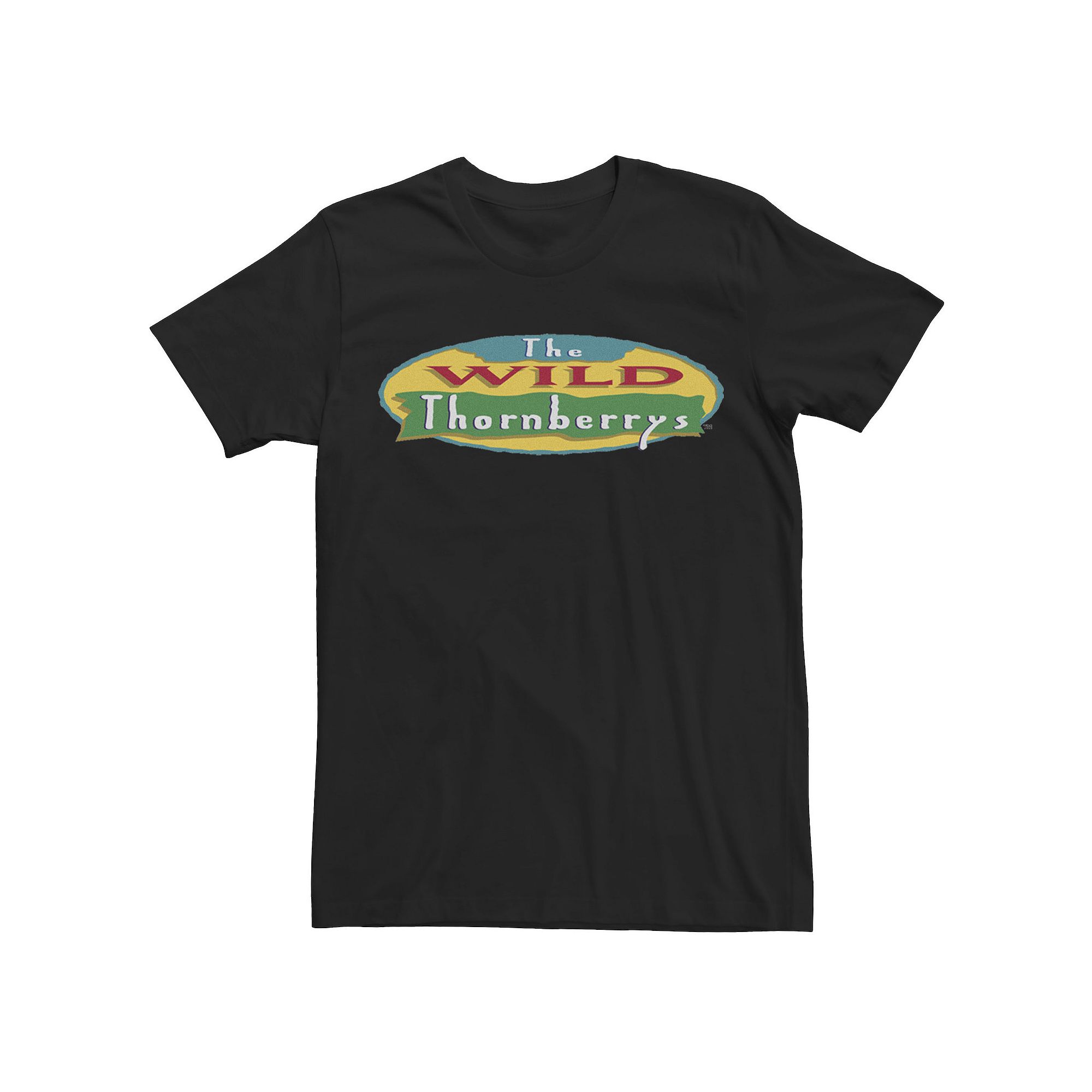 Mens Wild Thornberries Logo Short Sleeve Tee, Size: Medium, Black