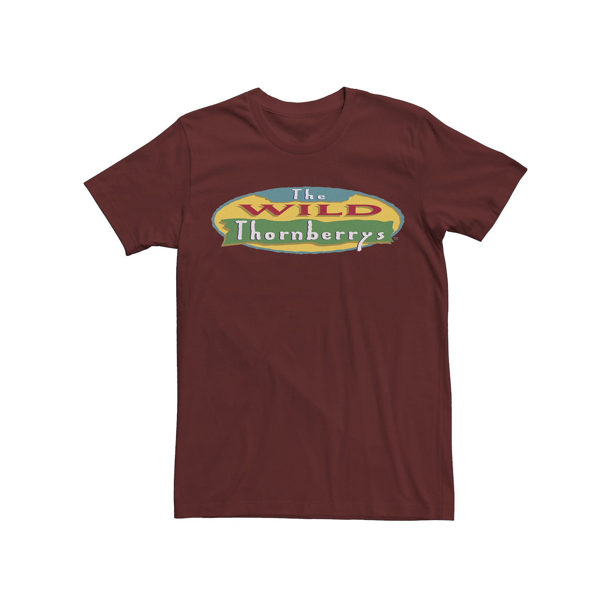 Mens Wild Thornberries Logo Short Sleeve Tee, Size: Small, Red
