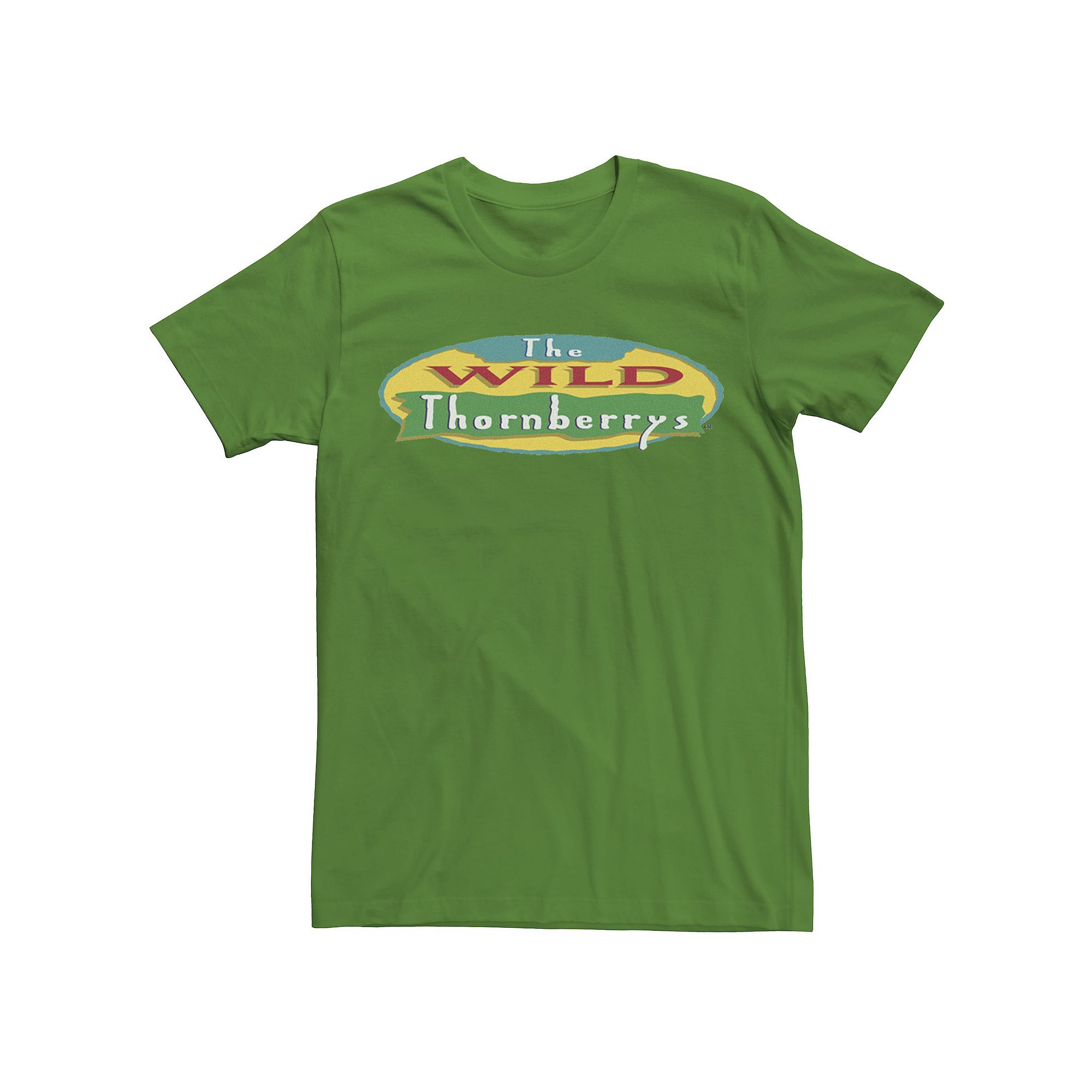 Mens Wild Thornberries Logo Short Sleeve Tee, Size: Small, Kelly