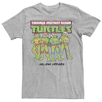 Men's Ninja Turtles Christmas Group Short Sleeve Tee